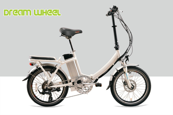 China Full Size Electric Folding Bike For Adults , Lightweight Folding Ebikes 21.5kgs supplier