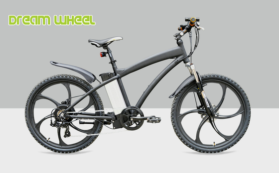 China 25km/H Electric Mountain Bicycle , Magnesium Alloy Electric Mountain Bikes For Men supplier