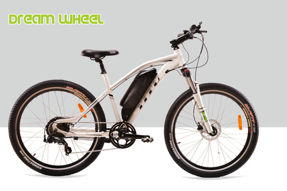 China 7 Speed 27.5&quot; Electric Mountain Bicycle , 36V 10.4Ah Battery Operated Mountain Bikes supplier