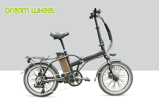 China Aluminum 20 Inch Electric Folding Bike Disc Brake TX55 Derailleur System supplier