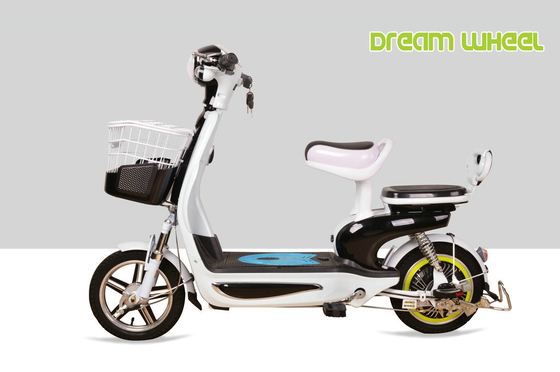 China 350 Watt 32km/h Electric Bike Scooter With Pedals Long Travel Distance supplier