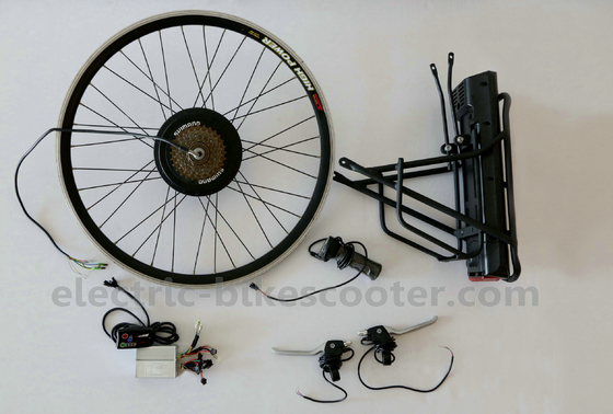 China 25km/H Pedal Assist Ebike Conversion Kit , 250W Electric Bike Conversion Kit With Battery supplier