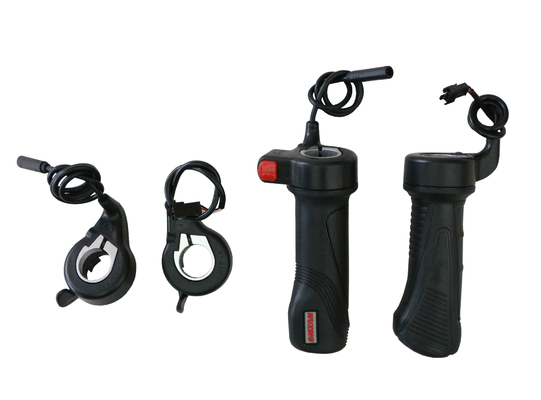 China CE Electric Bike Thumb Throttle / Electric Bike Twist Throttle With Cables supplier