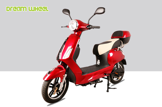 China 32km/h Pedal Assisted Electric Scooter , 16&quot;X3.0 Electric Vespa Type Scooter supplier