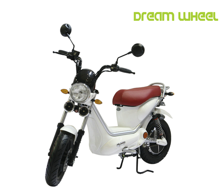 China White Electric Bike Scooter For Adults , 38km/H Pedal Assist And Throttle Ebike supplier