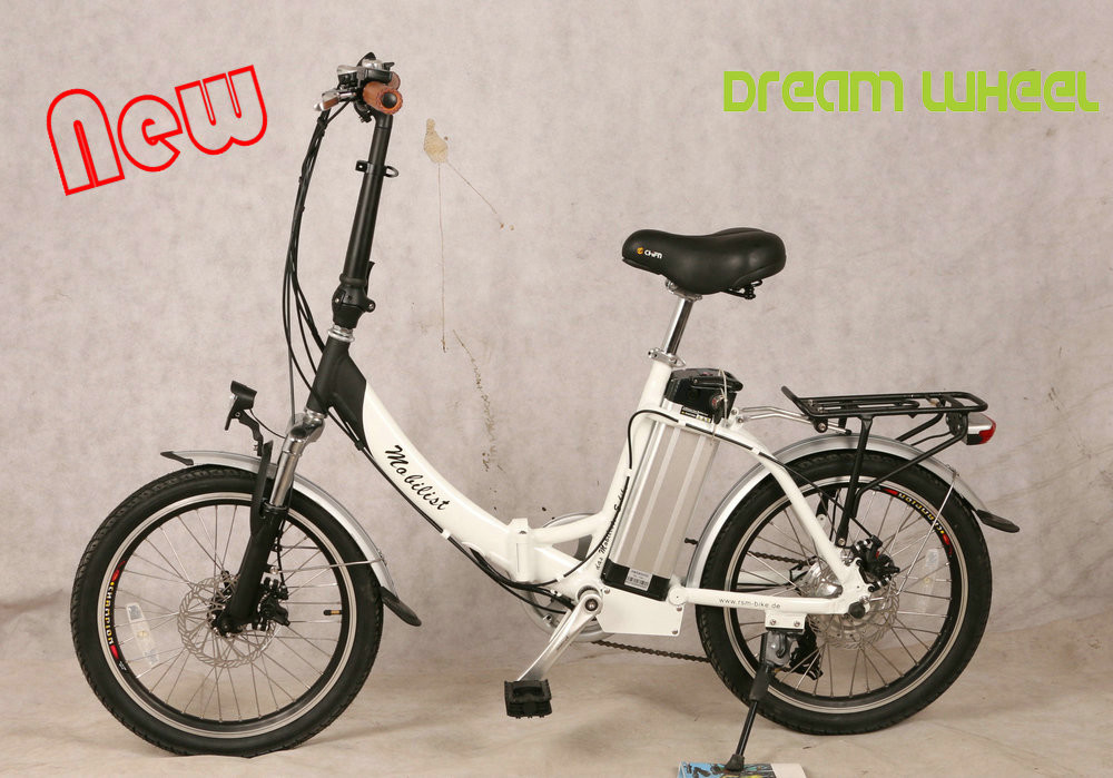 250 W Motorized Folding Bike Bicycle Recycle Foldaway Electric