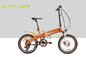 250 Watt Electric Folding Bike 20 Wheels , 55km Small Fold Up Electric Bike supplier