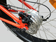 750W Electric Beach Cruiser Bikes Orange Aluminum Alloy 6061 supplier