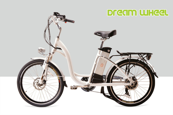China 48V 500W Electric Urban Bike , 32km/H Ladies Electric City Bike supplier