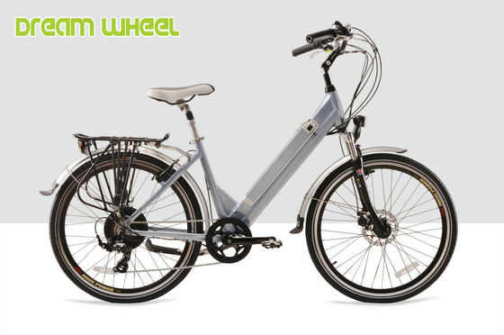 China 25km/H Ladies Electric Town Bike 36V 250W BAFANG Rear Motor supplier