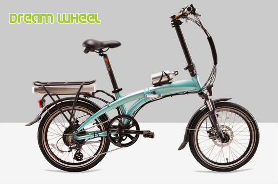 China 25km/H Pedal Assist Electric Folding Bike Aluminum Shimano Tourney TX5 supplier