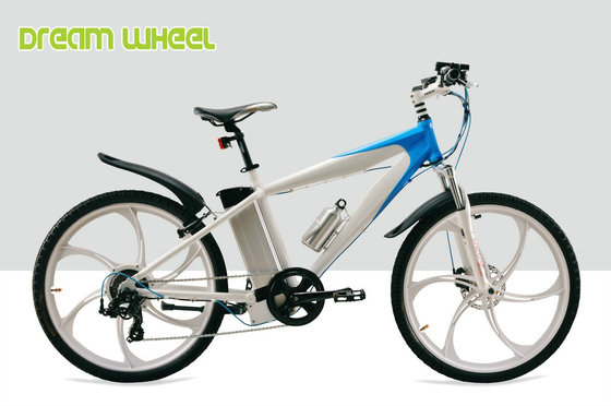 China 36V 250W Electric Mountain Bicycle , Electric Mountain Bike With Suspension supplier