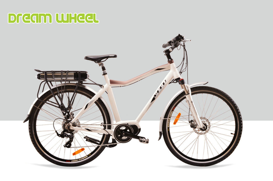 China 7 Speed Mid Motor Electric Bike , Mid Drive Motor Electric Bike 700C MTB Tire supplier