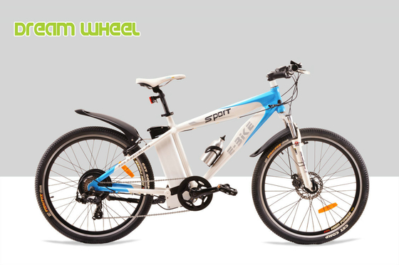 China 36V 350W Electric Mountain Bicycle , Aluminum Electric Mountain Bike 32km/H supplier