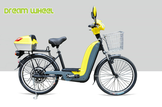 China 350W Pedal Assist Electric Bike Scooter 40km Steel Frame supplier