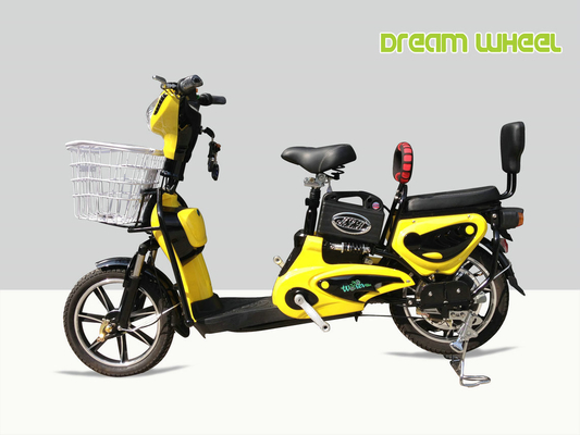 China City Pedal Assist Electric Bike 16 Inch Wheel 450W Dual Seat Digital Style supplier