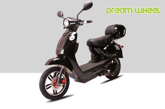 China 35km/H Pedal Assisted Electric Scooter , Vespa Style Electric Scooter For Adults supplier