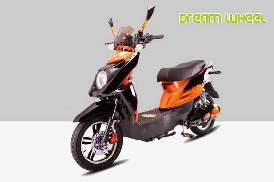 China Pedal Assisted Electric Motorcycle Scooter For Adults 16" X 3.0 Tire Two Wheels supplier