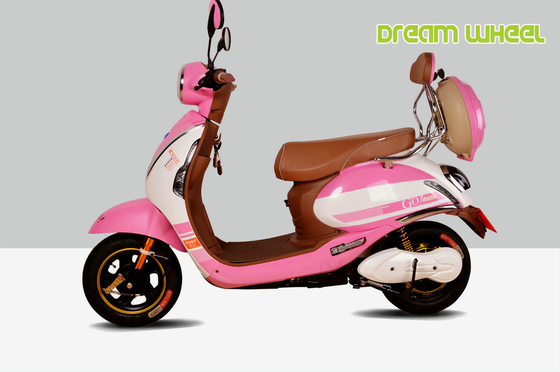 China 60V 500W Pedal Assisted Electric Scooter 14&quot; 45km/H Brushless Motor Moped Classic Vespa supplier