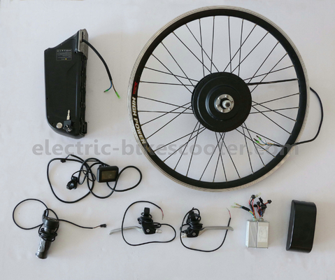 China 36V 10.4Ah Ebike Conversion Kit , Electric Bike Hub Motor Conversion Kit With Batteries supplier