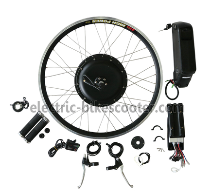 China 38km/H 48V 500W Electric Bike Conversion Kit Disc Brake Powerful Rear Gear Motor supplier