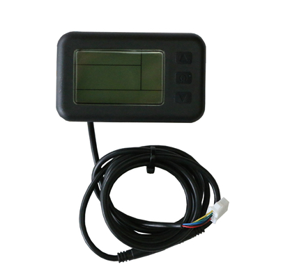 China Black Kingmeter Electric Bicycle LCD Display With Waterproof Cable supplier