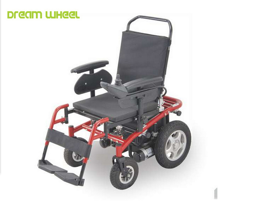 China 70Kgs 4 Wheel Drive Power Wheelchair 8km/H Dual 24V 320W Motors supplier