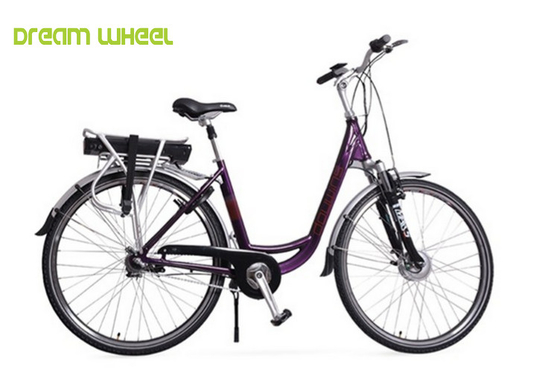 China 3 Speed 700C Electric Urban Bicycle With 36V 250W Front Motor supplier