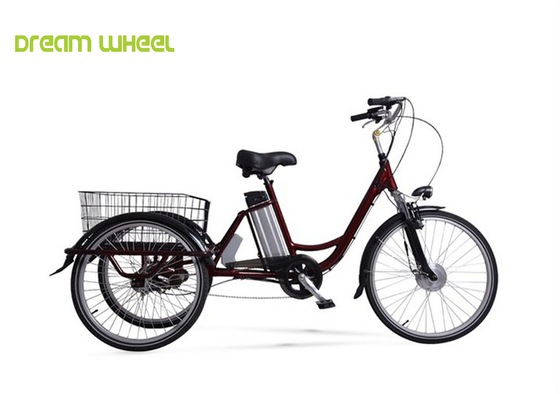 China 26" Wheel Wave Electric Pedal Assist Trike 36V 350W With Lithium Battery supplier