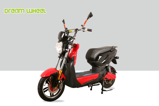 China 60V 20Ah Electric Pedal Moped Scooter With Disc Brake Suspension supplier