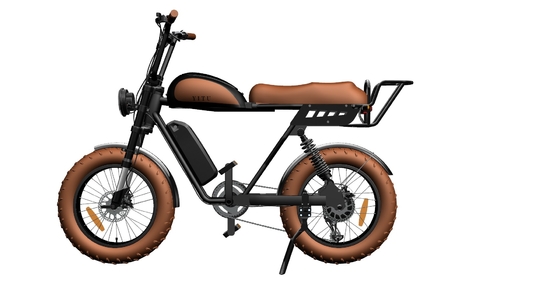China 32km/H Electric Fat Tire Bike 48V 500W , 20&quot; X 4.0 Motorized Fat Tire Bicycle 7 Speed supplier