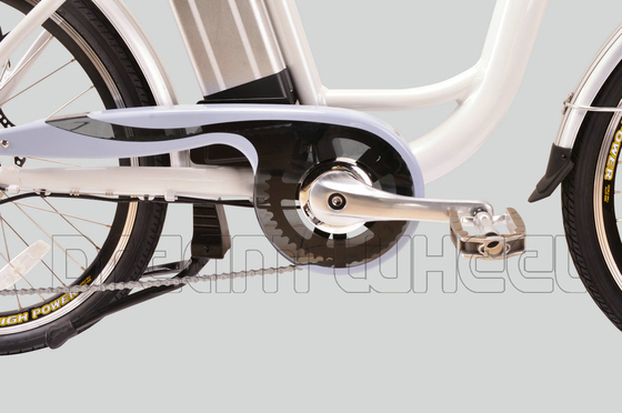 250W 24" Ladies Electric Urban Bike With Shimano Derailleur supplier