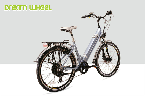 25km/H Ladies Electric Town Bike 36V 250W BAFANG Rear Motor supplier