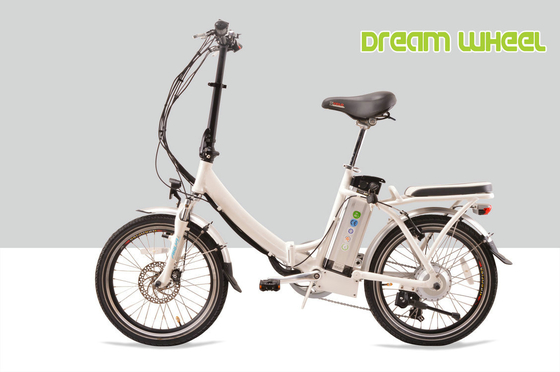 Full Size Electric Folding Bike For Adults , Lightweight Folding Ebikes 21.5kgs supplier