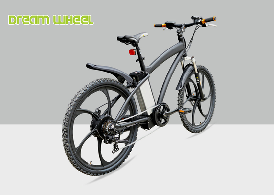 25km/H Electric Mountain Bicycle , Magnesium Alloy Electric Mountain Bikes For Men supplier