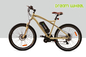32km/H Mens Mid Motor Electric Bike , 36V 350W Mid Motor Electric Mountain Bike supplier