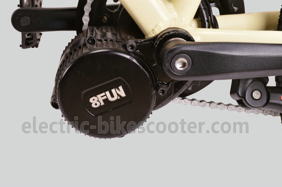 7 Speed Electric Mountain Bicycle 32km/H , 26 Inch Electric Mountain Bike Mid Gear Motor supplier