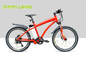 Red 38km/h Electric Pedal Assist Mountain Bike 48V 500W Gear Motor supplier