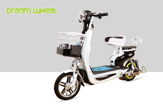 48V 350W Small Lovely Pedal Assisted Electric Bicycle With Long Travel Distance supplier