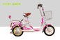 Mini Cool Pedal Assist Electric Bike 350W 48V Pink White Fashion Throttle System supplier