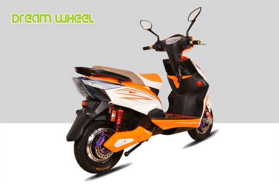 48V 600W Electric Bike Scooter , 45km/h Pedal Assisted Electric Scooter 90km supplier