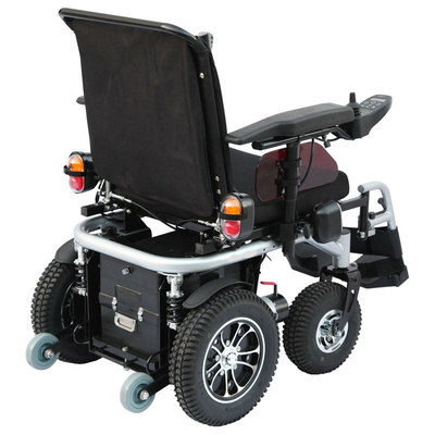 Outdoor 12km/H 4 Wheel Drive Electric Wheelchair With Recline Seat supplier