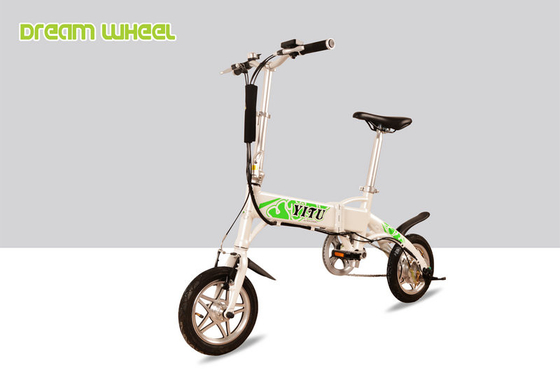 12 Inch Mini Aluminum Folding Electric Bike 36V 250W Motor Powerd supplier