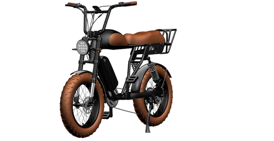 48V 500W 750W Electric Fat Tire Bike , Electric Fat Tire Bicycle EN15194 supplier