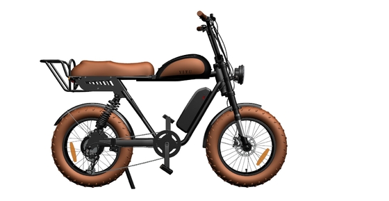 32km/H Electric Fat Tire Bike 48V 500W , 20&quot; X 4.0 Motorized Fat Tire Bicycle 7 Speed supplier