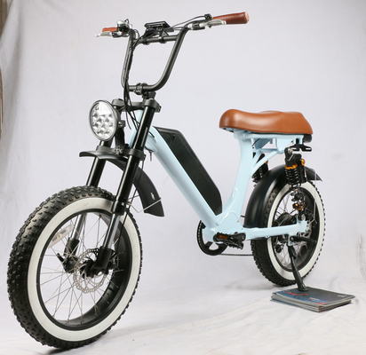 48V 500W 2022 Electric Fat Tire Bike, new design, fat tire, powerful 8 fun motor, both suspension supplier